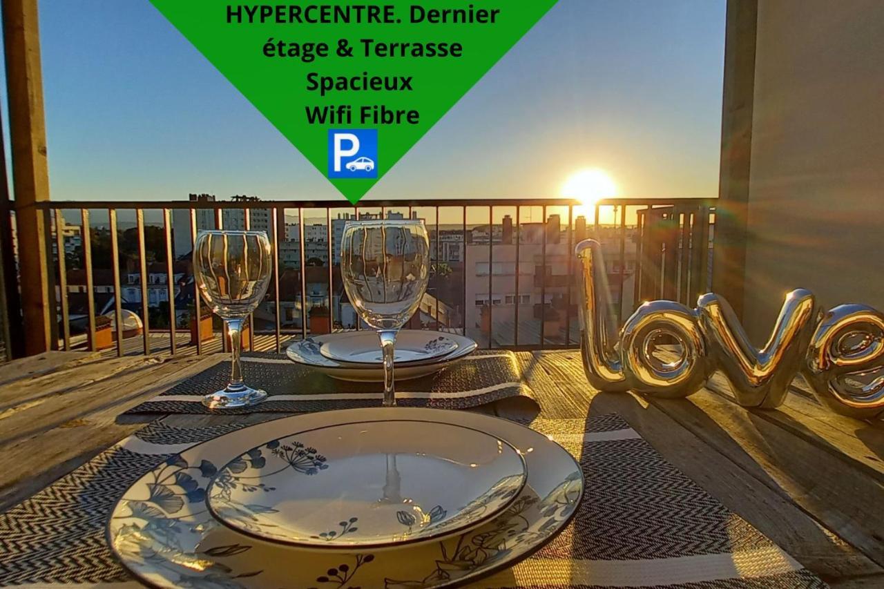 Ferienwohnung La Dolce Vita -T2 52m2- dernier étage- terrasse-parking-WIFI FIBRE Tarbes Exterior foto