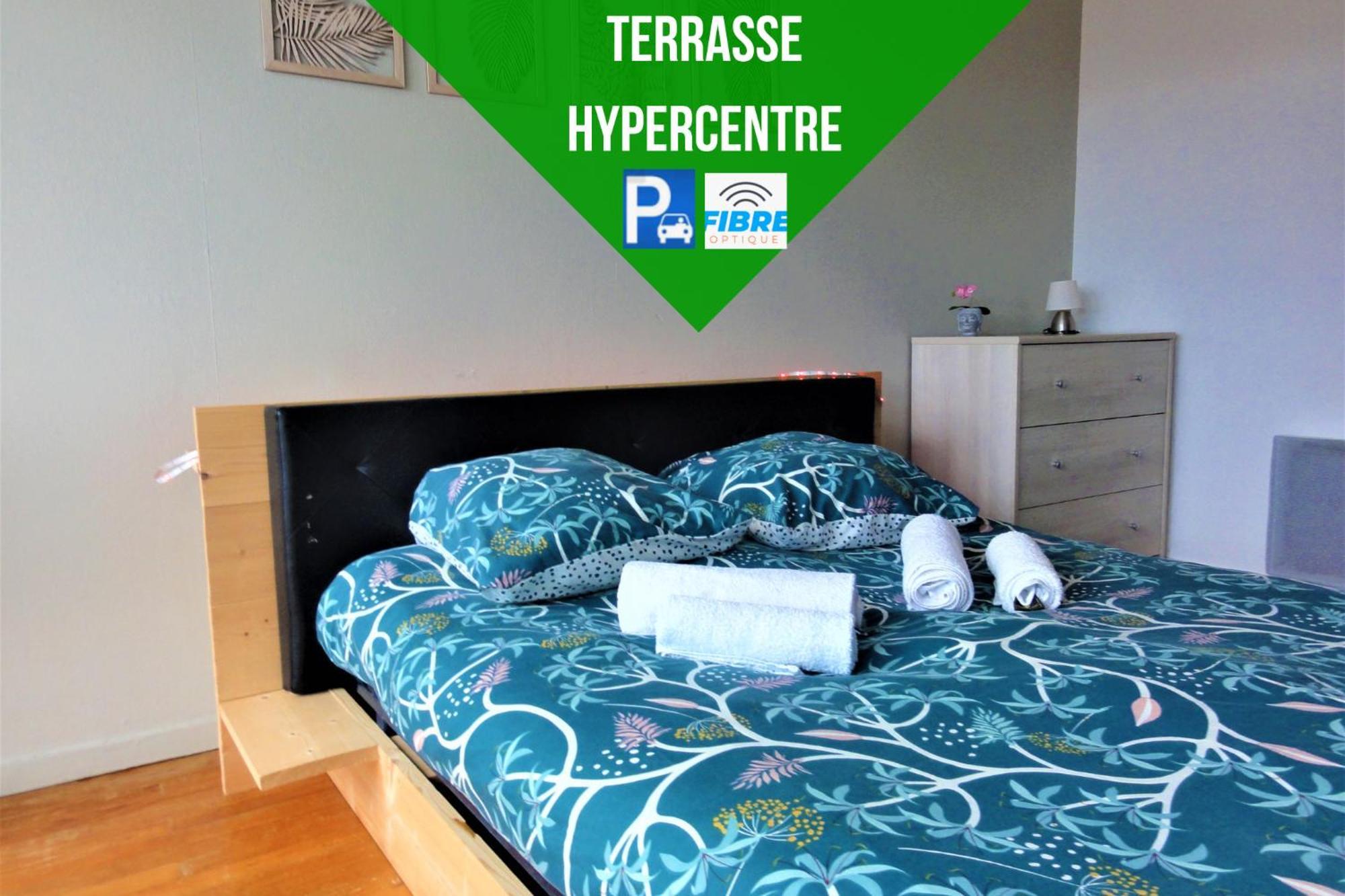 Ferienwohnung La Dolce Vita -T2 52m2- dernier étage- terrasse-parking-WIFI FIBRE Tarbes Exterior foto